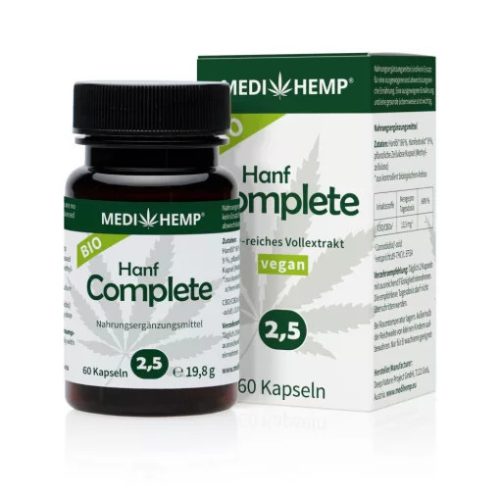 Medihemp Hanf Complete CBD capsules 2,5% 60 pcs