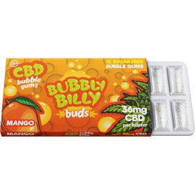 Bubbly Billy Buds Mango Flavoured Chewing Gum (36mg CBD)