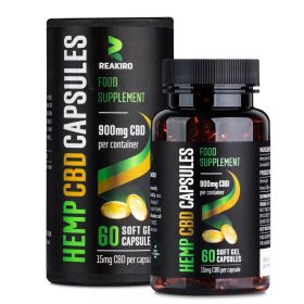 Reakiro CBD capsules 15 mg 60 pcs | 900 mg