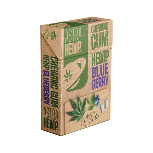 Astra Hemp Blueberry Cannabis Chewing Gum (Sugar Free)