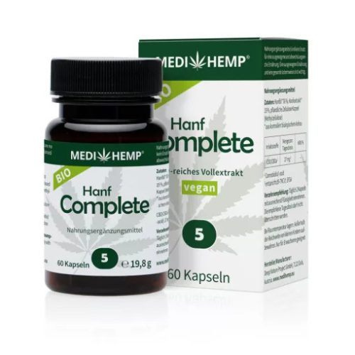 Medihemp Hanf Complete CBD capsules 5% 60 pcs